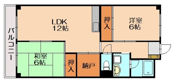 篠栗駅 徒歩4分 3階の物件間取画像